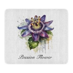 Passionierte Lila Passion-Blume Schneidebrett