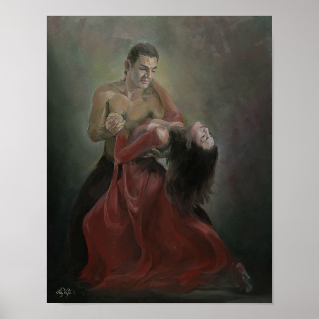 Passionierte Paso Doble Fine Art Print Poster (Vorne)