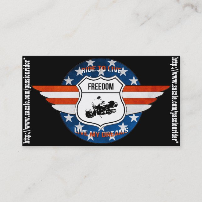 PassionRider-Visitenkarte Visitenkarte (Vorderseite)