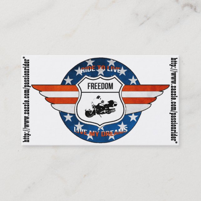 PassionRider-Visitenkarten Visitenkarte (Vorderseite)