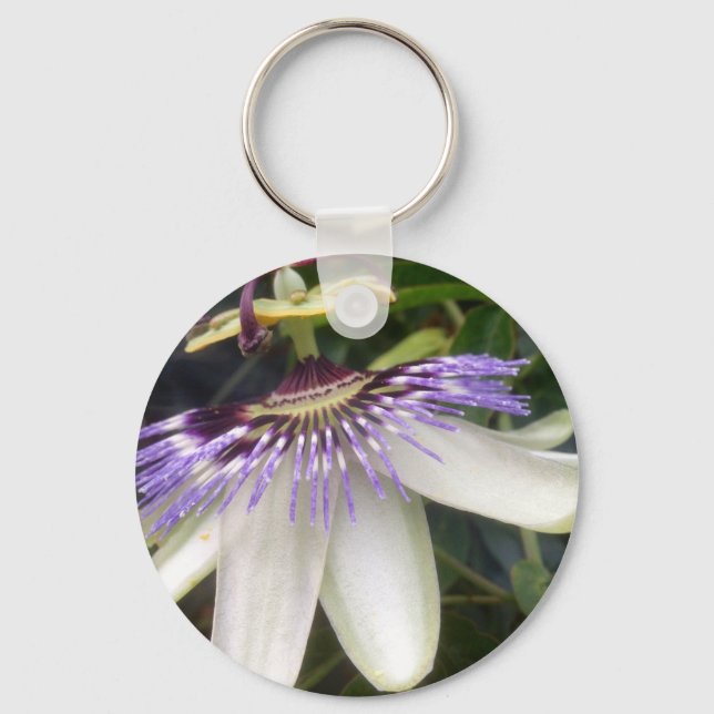 Passionsblume Schlüsselanhänger (Vorderseite)