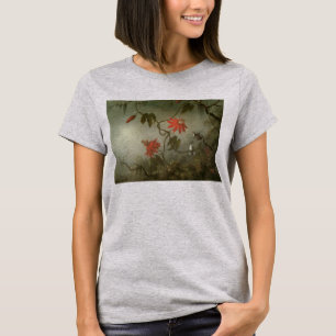 Passionsblumen und Kolibris von Martin J Heade T-Shirt