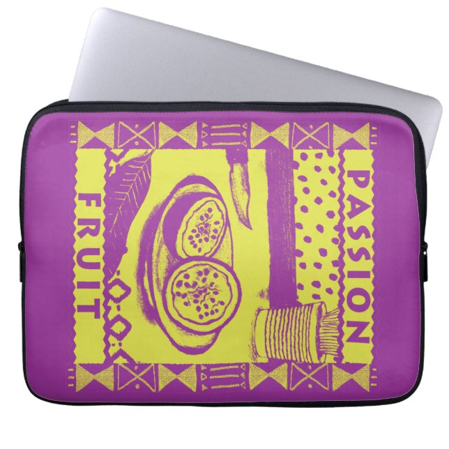 Passionsfrucht Laptopschutzhülle (Vorderseite)