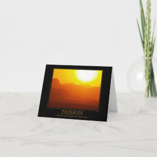 Passionskarte Motivierend Karte