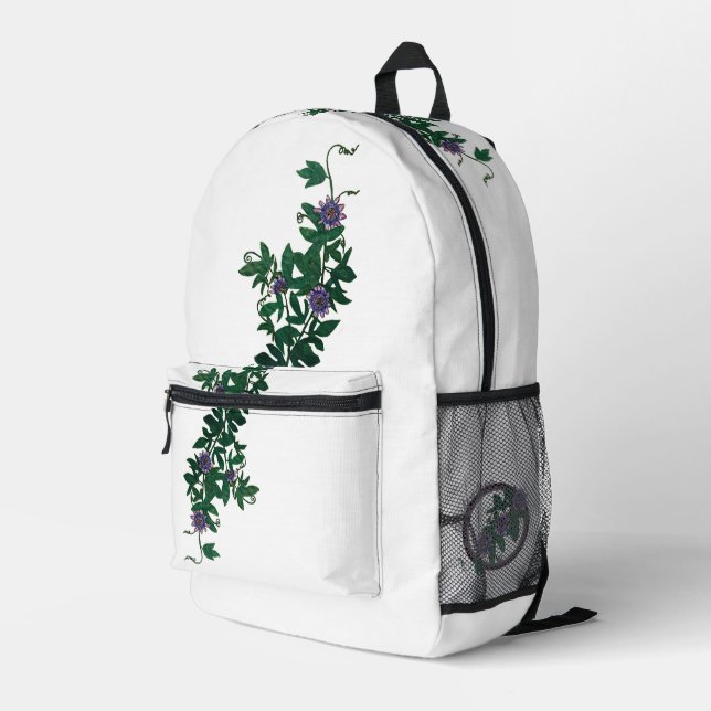 PassionVine Bedruckter Rucksack  (Rückseitige Ecke Rechts)
