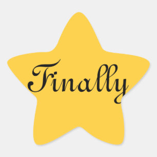 Passiv aggressiv: Gold Star Stern-Aufkleber