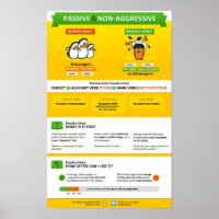 Passiv und nicht aggressiv