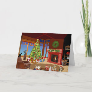 Passive aggressive Weihnachts-Grüße Karte