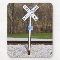 Passiver Bahnübergang - invertierter Kreuz