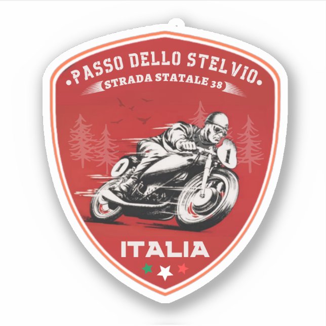 passo dello stelvio - stelvio Ristorante da Valent Aufkleber (Vorderseite)