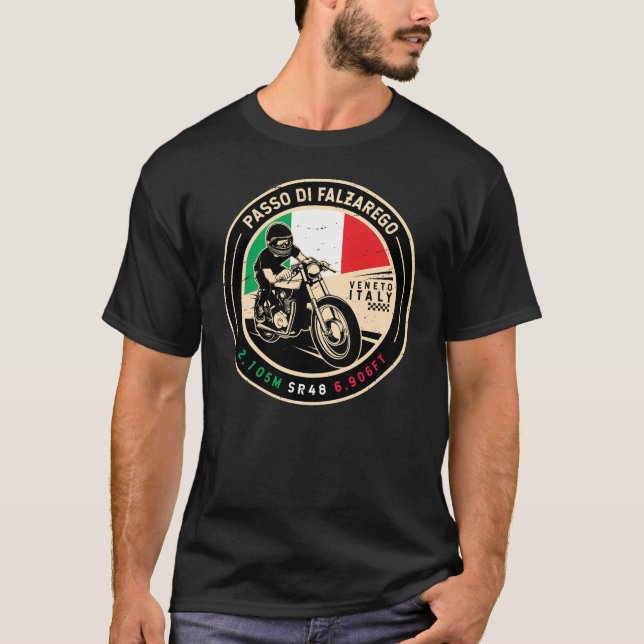 Passo di Falzarego Italien T-Shirt (Vorderseite)