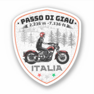 Passo di Giau - Giau-Pass Italienische Alpen Aufkleber
