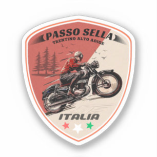 Passo Sella italiana Aufkleber
