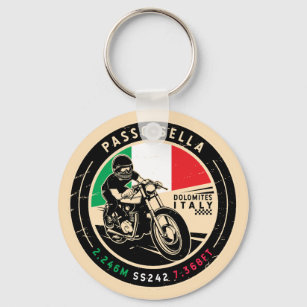 Passo Sella   Italien   Motorrad Schlüsselanhänger