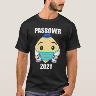 Passover 2021 Matzo mit Gesichtsmaske für Pessach T-Shirt