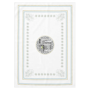 Passover 60/84" Tablettenfilm "Pessach Dayenu Tuch Tischdecke