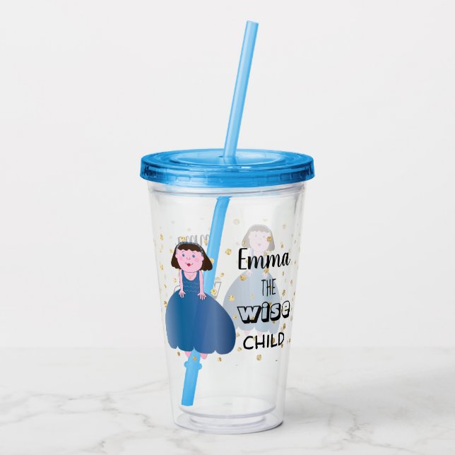 Passover Acrylic Tumbler "The Wise Child" Acryltrinkbecher (Rückseite)