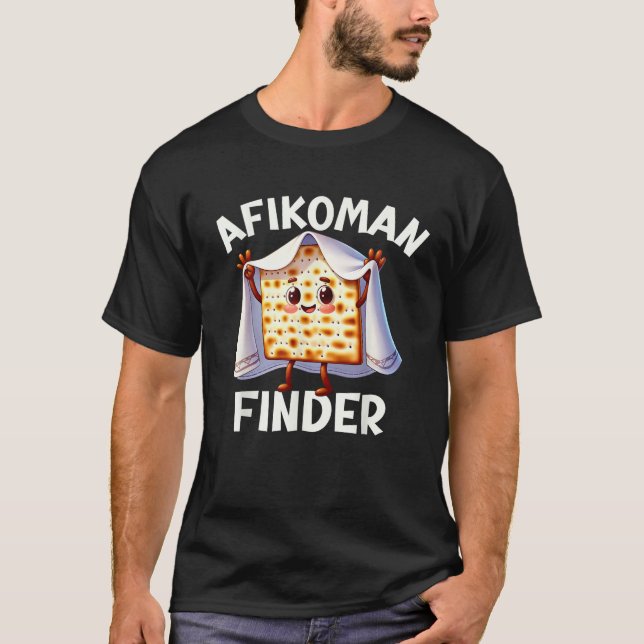 Passover Afikoman Finder Afikoman Hunter Jewish Pe T-Shirt (Vorderseite)