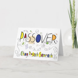 Passover Chag Sameach Seed Grußkarte Karte