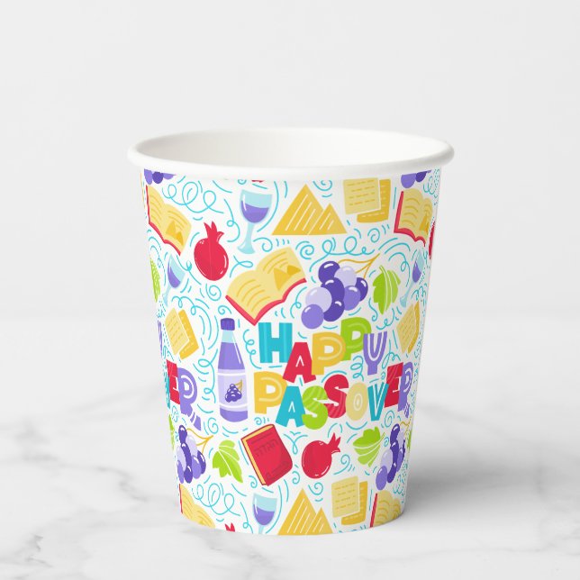 Passover Festive Paper cup Pappbecher (Rückseite)
