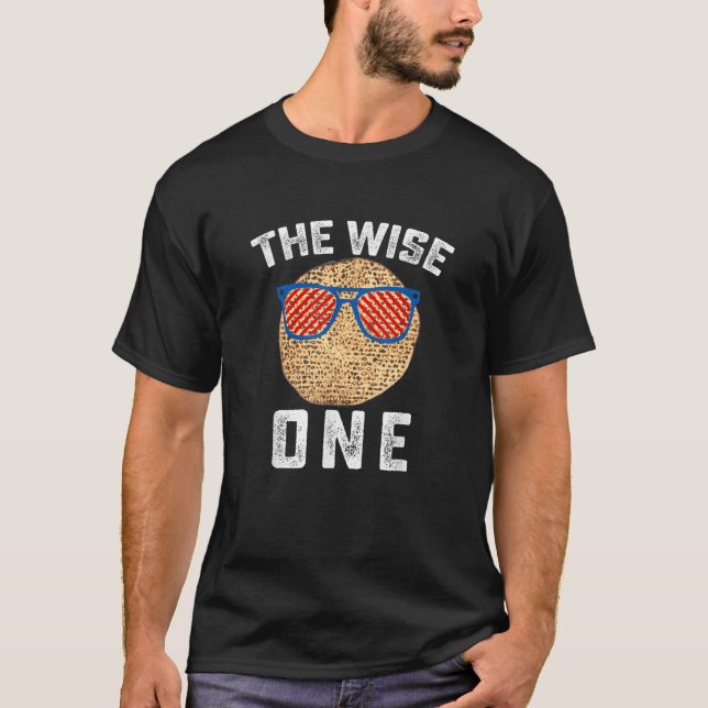 Passover Jewish Pesach Funny Matzo The Wise One Ki T-Shirt (Vorderseite)