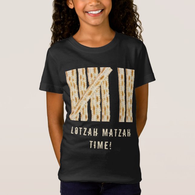 Passover Lotzah Matzah 7 Tage T-Shirt (Vorderseite)