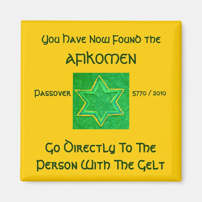 Passover Magnet (Vorne)