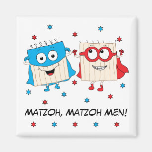 Passover Magnet Platz "Matzoh Men"