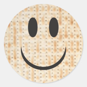 Passover Matzah Round Sticker