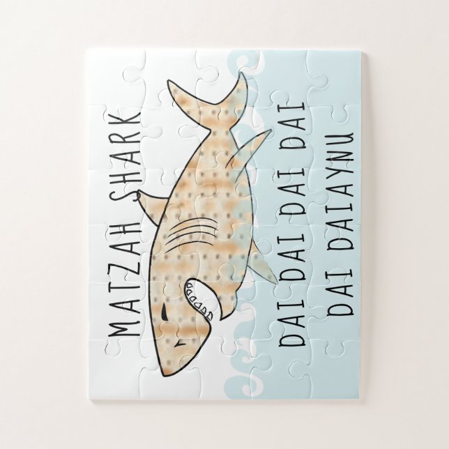 Passover Matzah Shark Daiaynu Puzzle (Vertikal)