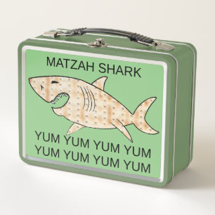 Passover Matzah Shark Metall Brotdose