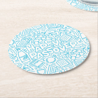 Passover Paper Coaster Runder Pappuntersetzer