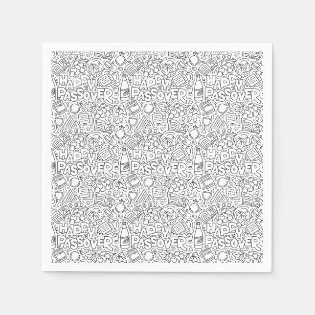 Passover Paper Napkins Serviette (Vorderseite)