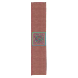 Passover Runner der Seder Table Burgund 14 x 72 Kurzer Tischläufer