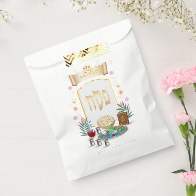 Passover Seder Kosher Pesach Symbole Geschenktütchen (Versiegelt)
