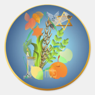 PASSOVER-Seegerät Runder Aufkleber