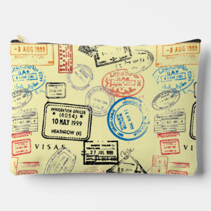 Passport-Briefmarke Design-Zubehörtasche Zubehörtasche
