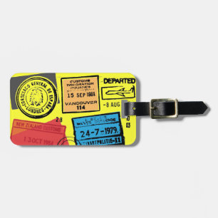 Passport-Briefmarke Gepäckanhänger