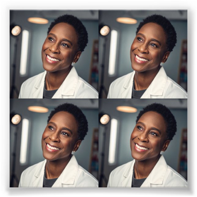 Passport Size Photo Print 2x2 Inch Image for Visa Fotodruck (Vorne)