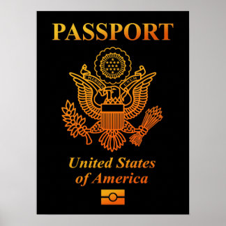 PASSPORT (USA) POSTER