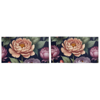 Passt perfekt zum Pfingstrosen-Blumenmuster Kissenbezug