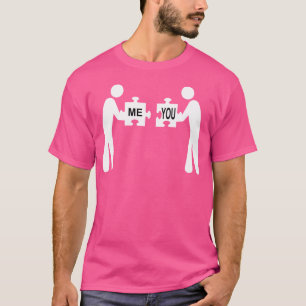 Passt Perfektes Paar Puzzle T-Shirt