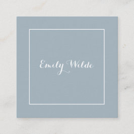 Passt Visitenkarte Blue White BusinessCard