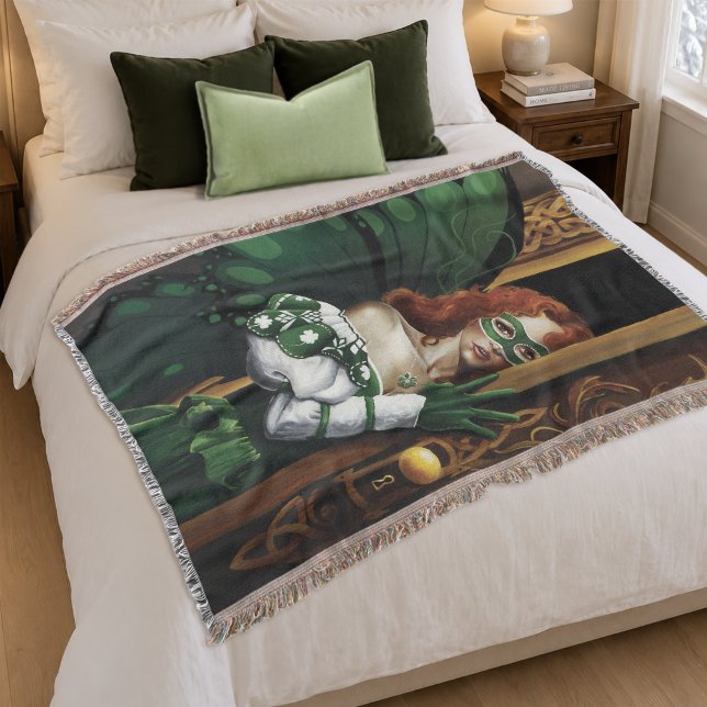 Password Fairy Green Celtic Decke (Von Creator hochgeladen)