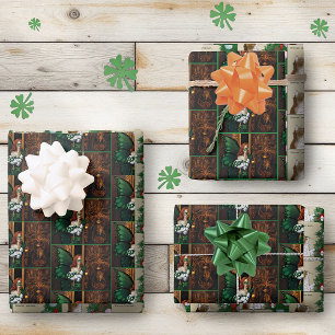 Password Fairy Green Celtic Geschenkpapier Set