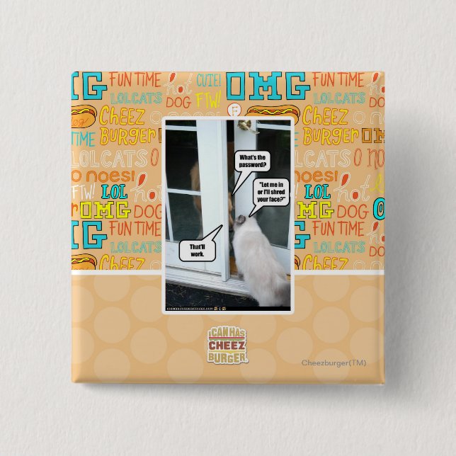 Passwort bitte button (Vorderseite)