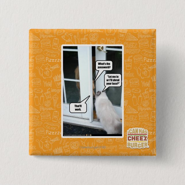 Passwort bitte button (Vorderseite)