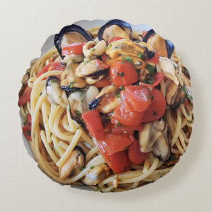 Pasta Art Throw Kissen - Italienische Küche
