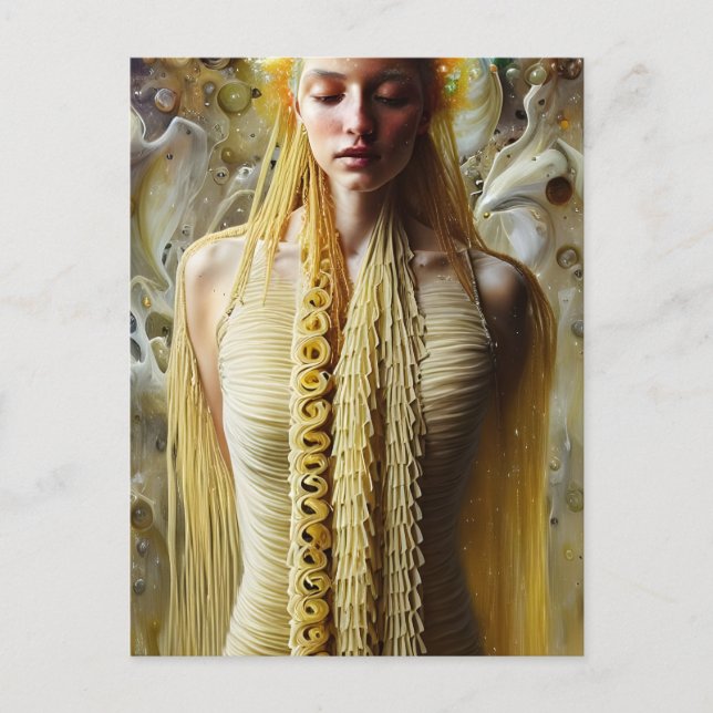 Pasta Dress Postkarte (Vorderseite)
