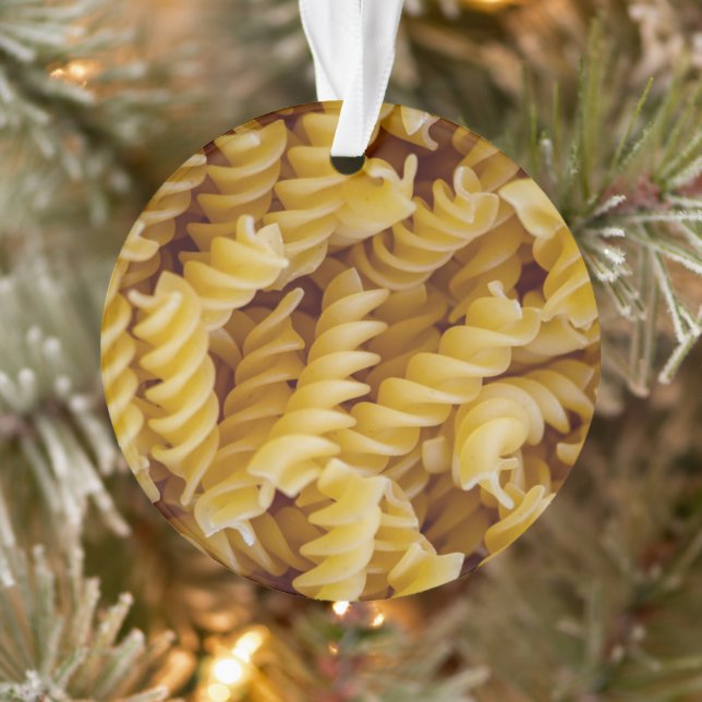 Pasta Fusilli Noodles Ornament (Baum)